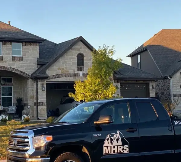 MHRS truck parked out front in a home located in Westminster, CO.