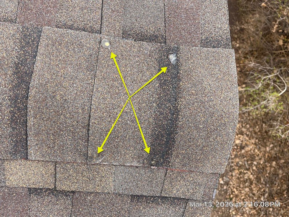 Shingle condition identified during a Broomfield roof inspection